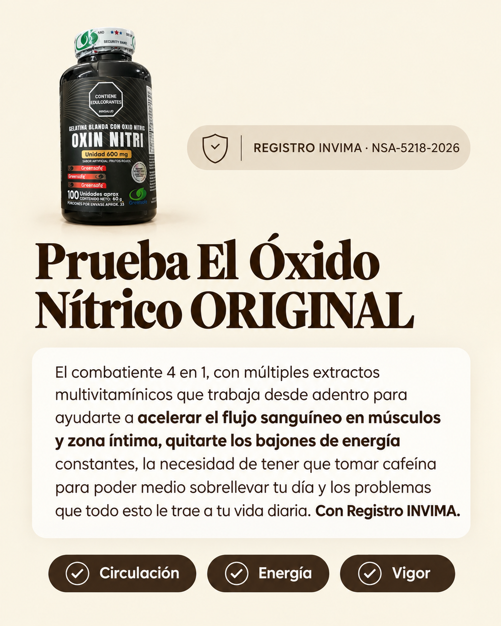 OXIDO NITRICO ORIGINAL