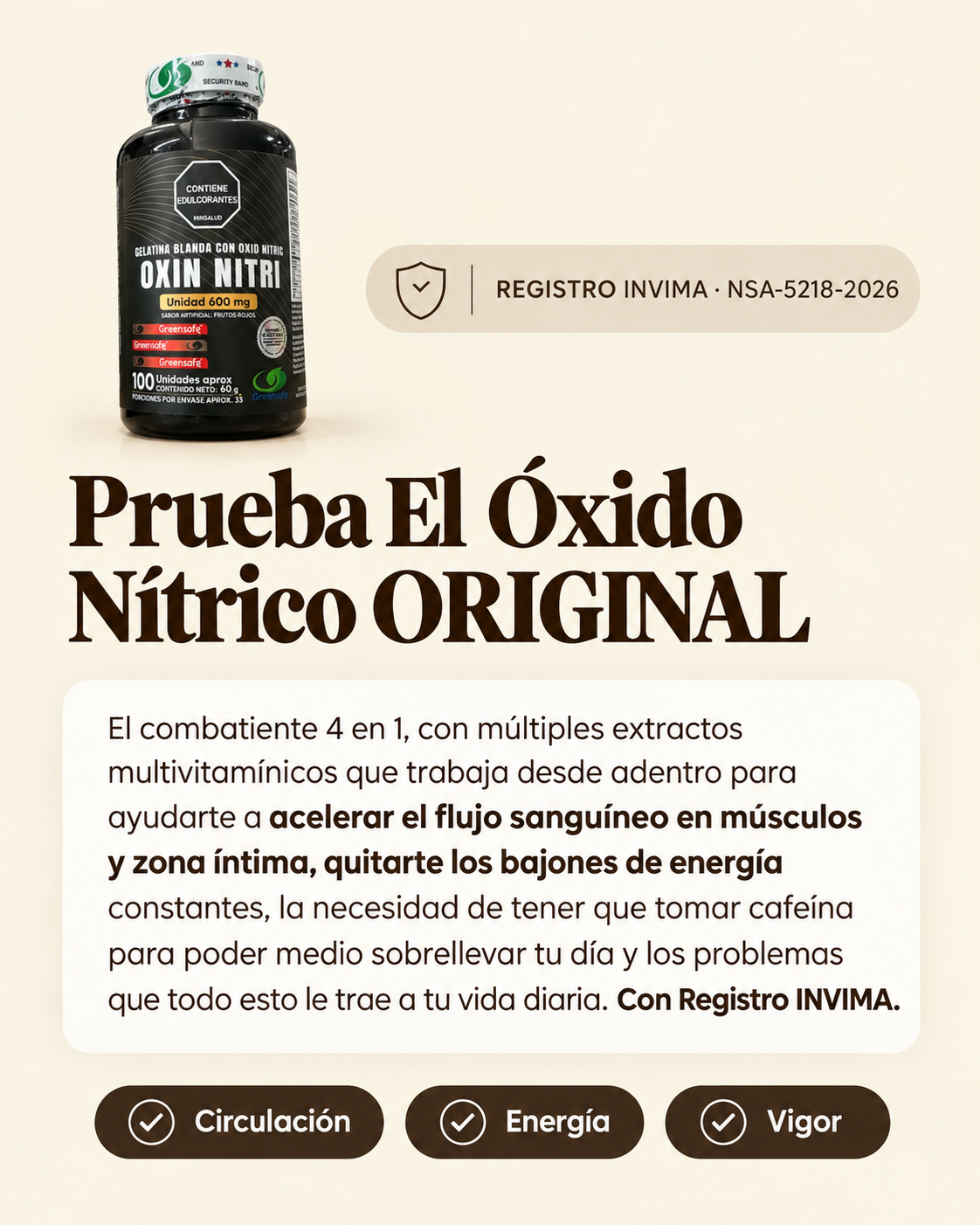 OXIDO NITRICO ORIGINAL