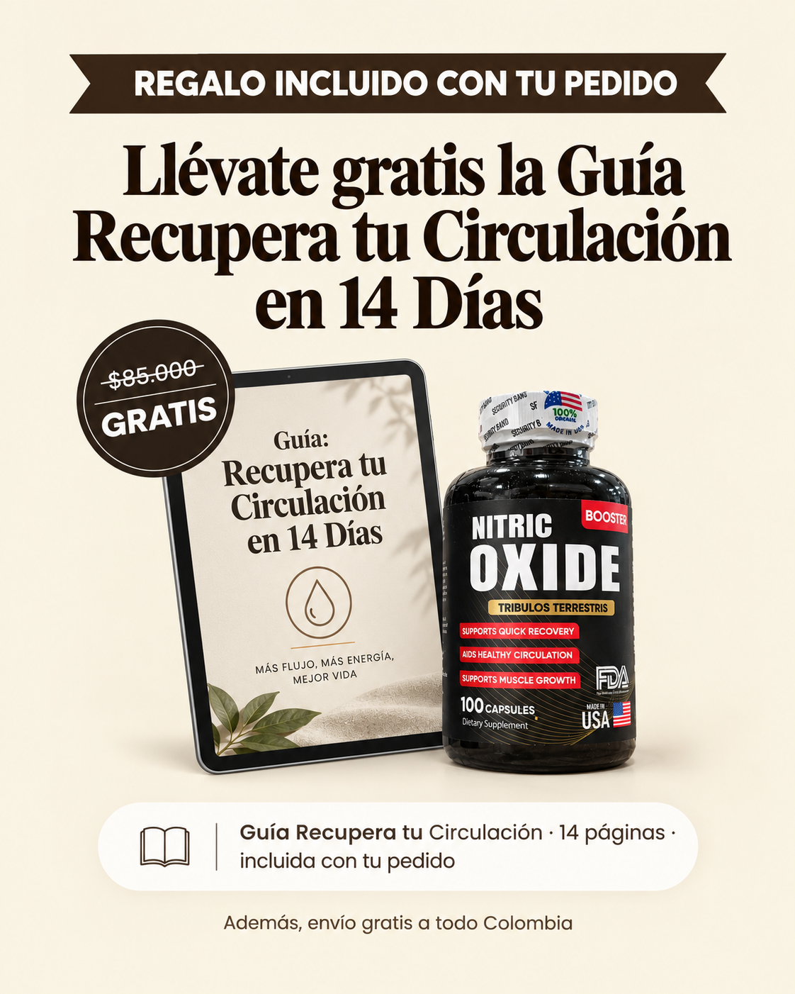 OXIDO NITRICO X100 CAPSULAS